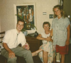 Dan, Barbara, and Eva, 1989